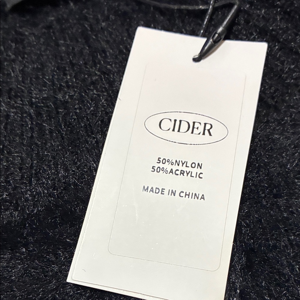Cider Black Sweater with Mushrooms - Picture 3 of 5